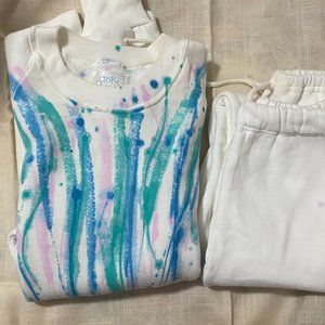 Unique Design Sweatpant Set/One of a Kind Size Large